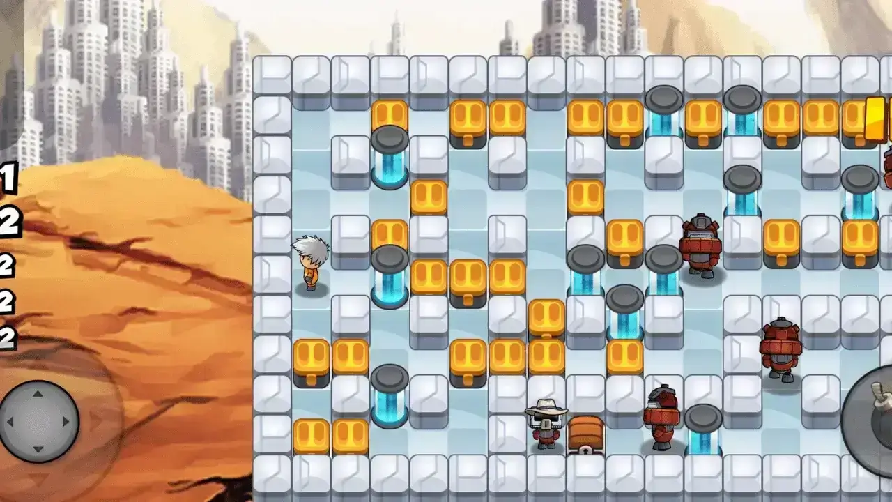 Gameplay of Bomber Friends